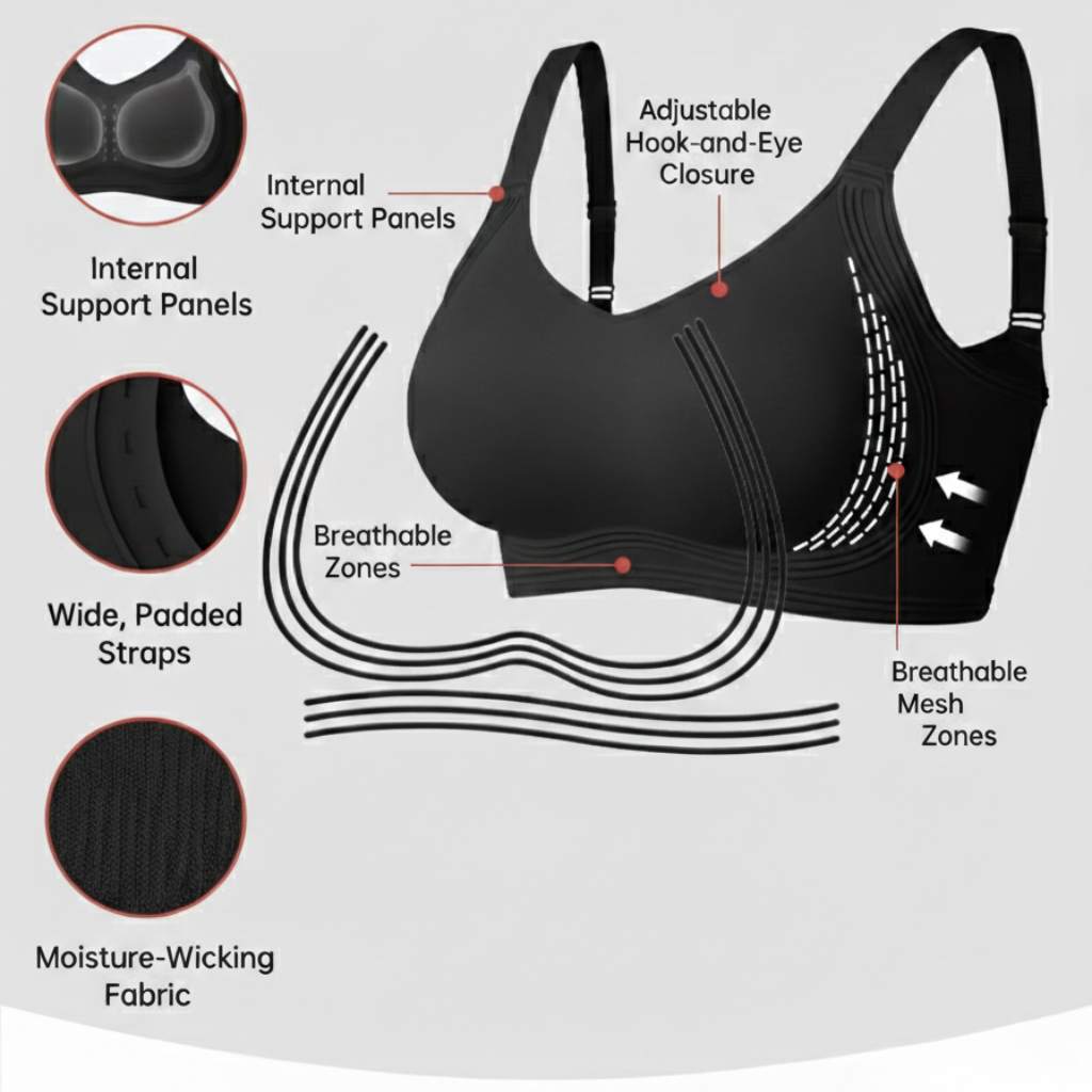 Fememora | Jelly Wireless Bra – Full Coverage, Padded & Wirefree Comfort