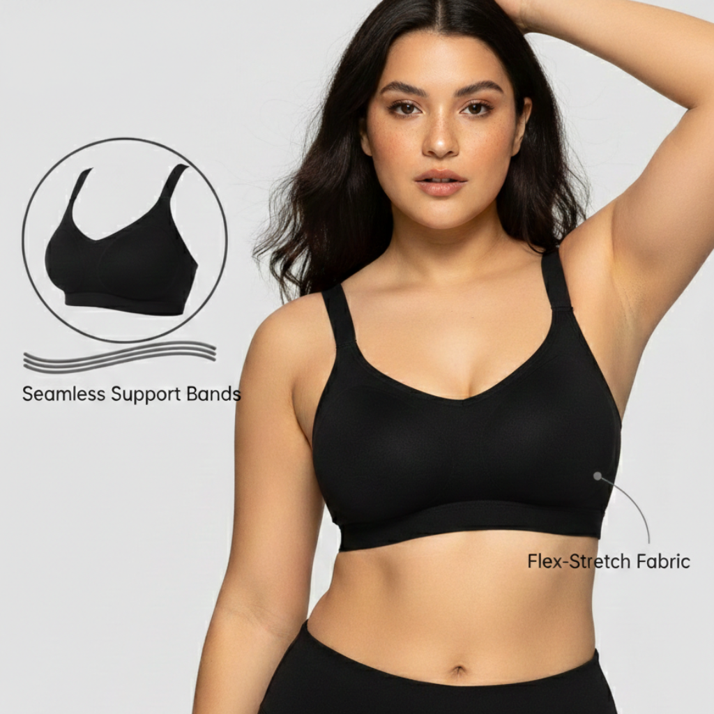 Fememora | Jelly Wireless Bra – Full Coverage, Padded & Wirefree Comfort